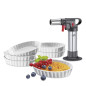 Torcia chef Kuchenprofi per creme brulèe con 6 ciotole Torcia chef Kuchenprofi per creme brulèe con 6 ciotole