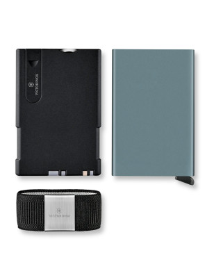 Portafoglio Smart card Wallet Victorinox 2 in 1 grigio