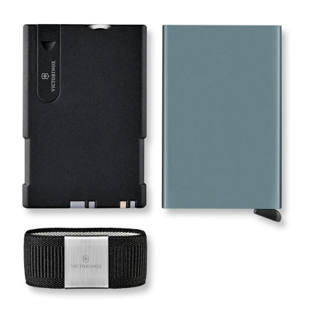 Portafoglio Smart card Wallet Victorinox 2 in 1 grigio