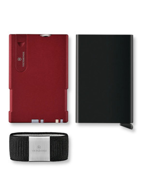 Portafoglio Smart card Wallet Victorinox 2 in 1 rosso