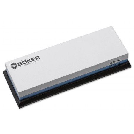 Pietra per affilare Böker Water Stone doppia grana 2000-5000. Per suo professionale