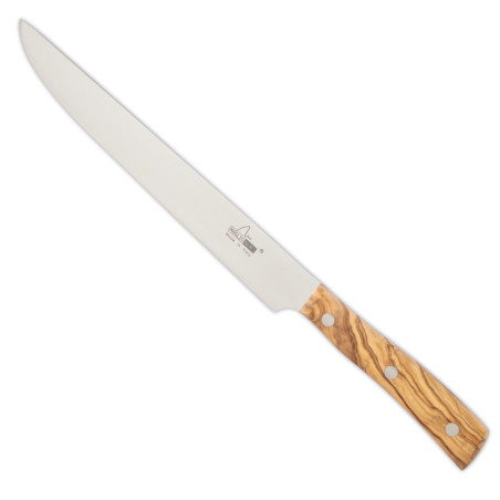 Coltello affettare arrosto Maglio Nero Iside Olivo 22 cm. Made in Italy