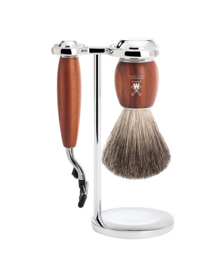 Set barba pennello e rasoio Muhle Vivo mach 3