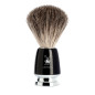 Set barba pennello e rasoio Muhle Ritmo mach 3 resina nera Set barba pennello e rasoio Muhle Ritmo mach 3 resina nera