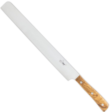 Coltello affettare soppressata Maglio Nero Iside Olivo 30 cm. Alta qualità made in Italy