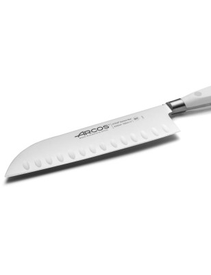 Coltello professionale da cuoco cucina chef con lama alveolata