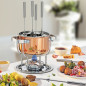 Set per fonduta Spring Davos Culinox rame e acciaio inox