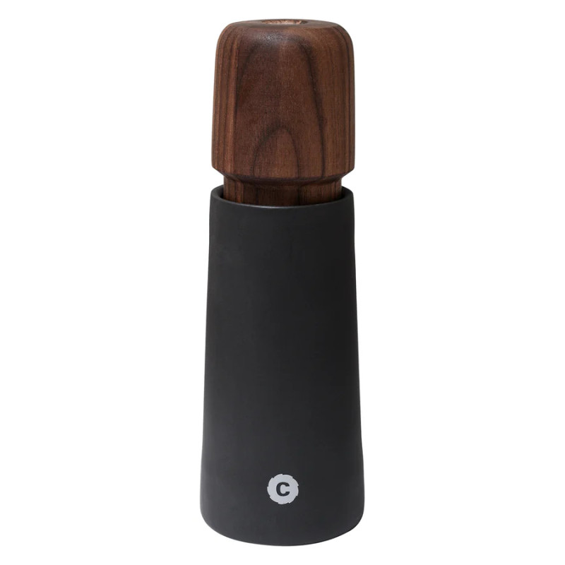 Macina sale o pepe CrushGrind Stoccolma porcellana nera e legno