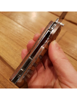 Coltello da tasca artigianale Citadel Stavanger Banskia stabilizzato