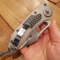 Coltello chiudibile Microtech Stitch Titanio collezione privata