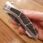 Coltello da tasca Stedemon Zodiac titanio e carbonio collezione privata Coltello da tasca Stedemon Zodiac titanio e carbonio collezione privata