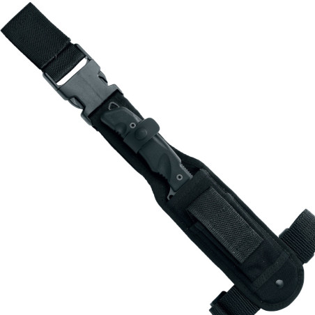 Coltello militare lama fissa Fox Predator FX-P3B Forprene nero