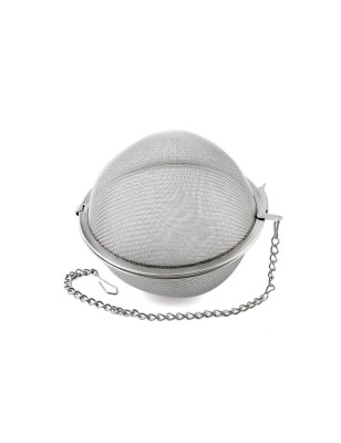 Sfera cuocitè Weis inox con catenella 10 cm