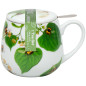 Tazza tè con coperchio e filtro Konitz Bombi sulle foglie 420 ml Tazza tè con coperchio e filtro Konitz Bombi sulle foglie 420 ml