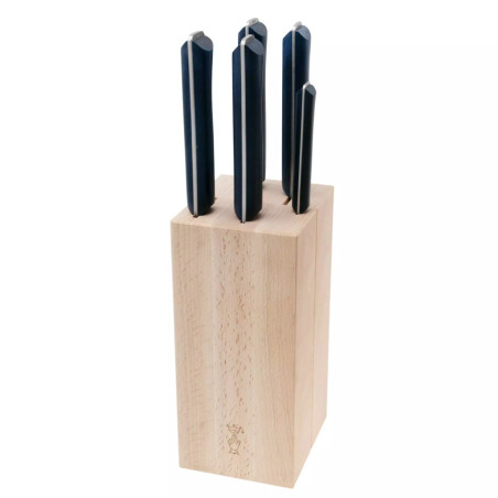 Blocco in legno Opinel Intempora con 5 coltelli inclusi