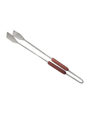Set barbecue professionale 4 pezzi manico legno