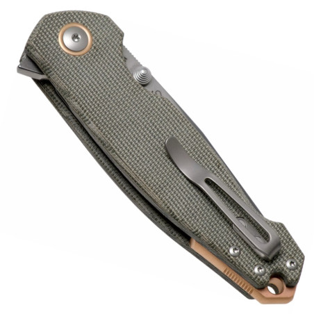 Coltello chiudibile Viper Katla CG Canvas Micarta verde