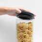 Barattolo impilabile Brabantia vetro borosilicato 0,6 litri Barattolo impilabile Brabantia vetro borosilicato 0,6 litri