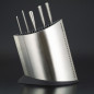 Ceppo per 13 coltelli e acciaino Global acciaio inox Ceppo per 13 coltelli e acciaino Global acciaio inox