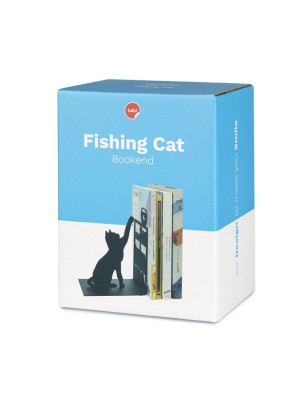 Fermalibri Balvi Fishing Cat metallo nero