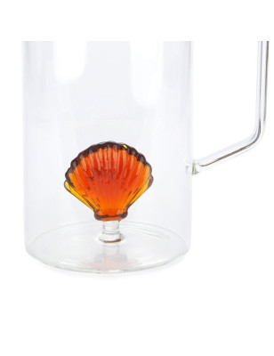 Brocca per acqua Balvi Atlantis conchiglia ambra