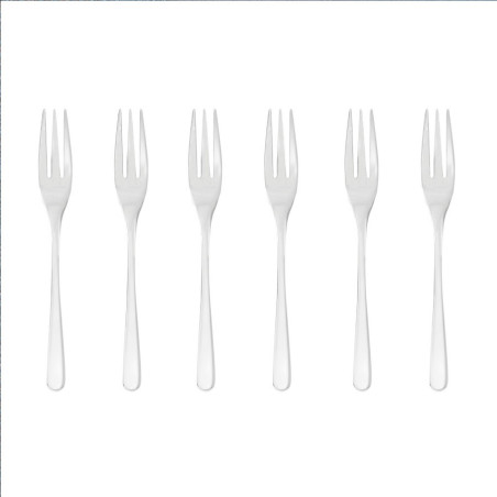 Set 6 forchettine dolce taste Sambonet Taste acciaio inox