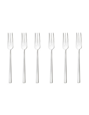 Set 6 forchettine dolce taste Sambonet Rock acciaio inox