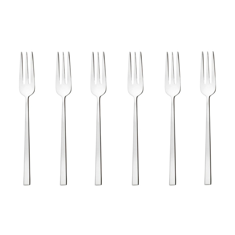 Set 6 forchettine dolce taste Sambonet Rock acciaio inox Set 6 forchettine dolce taste Sambonet Rock acciaio inox