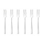 Set 6 forchettine dolce taste Sambonet Rock acciaio inox Set 6 forchettine dolce taste Sambonet Rock acciaio inox