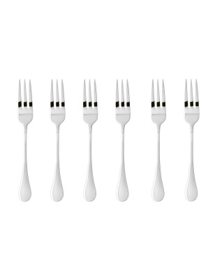 Set 6 forchettine dolce taste Sambonet Bloom acciaio inox