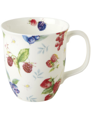 Mug tazza Ihr in bone china Country Summer Berries 375 ml