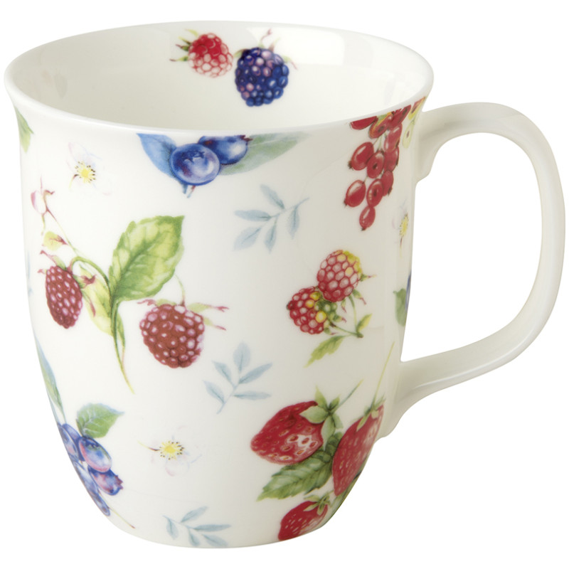 Mug tazza Ihr in bone china Country Summer Berries 375 ml