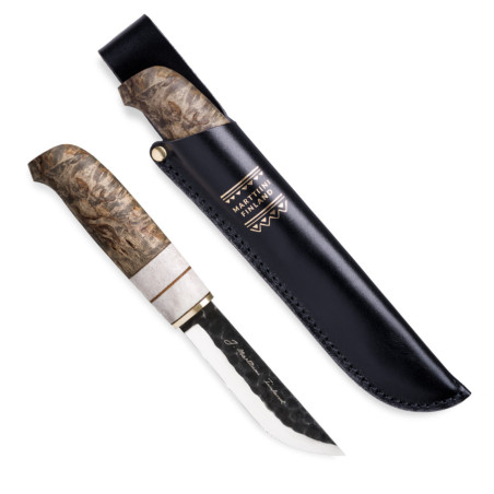 Coltello lama fissa Marttiini Aapa carbonio