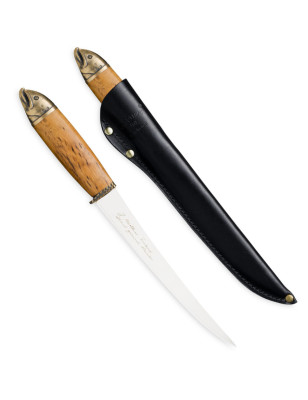 Coltello lama fissa Marttiini per sfilettare salmone