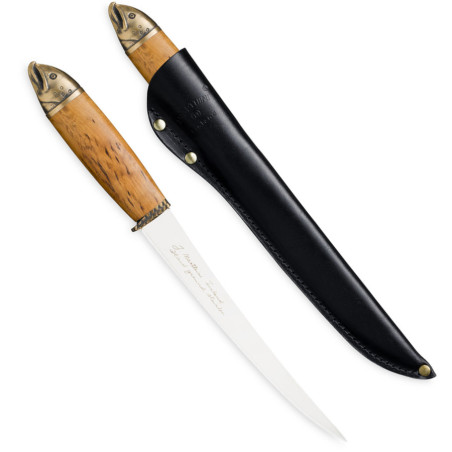 Coltello lama fissa Marttiini per sfilettare salmone