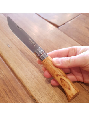 Coltello chiudibile Opinel N°8 inox ulivo