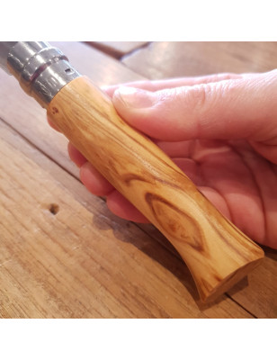 coltello sportivo manico legno