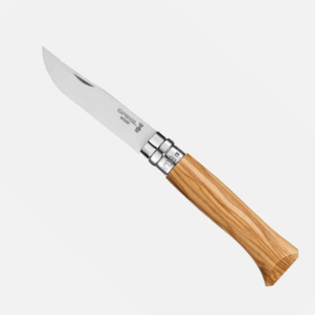 Coltello chiudibile Opinel N°8 inox ulivo