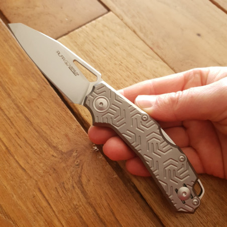 Coltello chiudibile Viper Alfa TI3D Titanio texture
