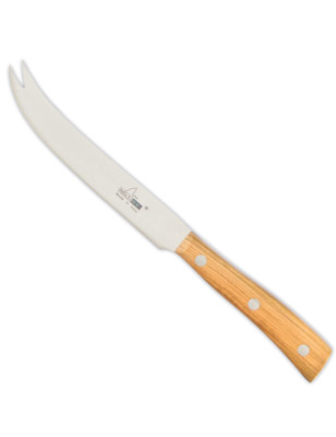 Coltello formaggio due punte maglio Nero Iside Ulivo 12 cm