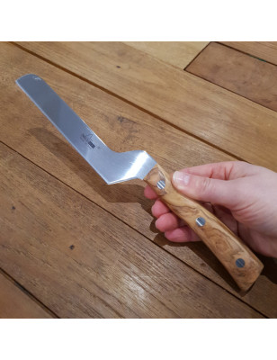 Coltello per formaggio morbido Maglio Nero Iside Ulivo 13 cm