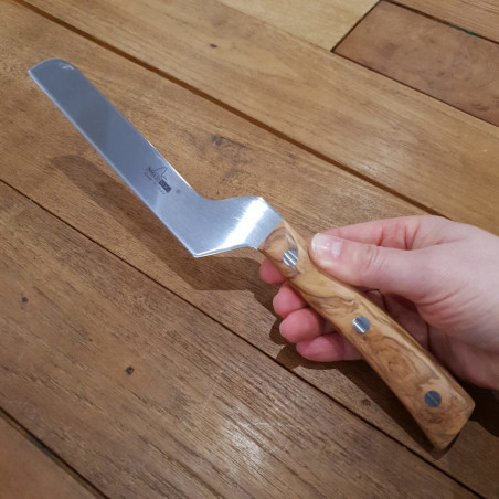Coltello per formaggio morbido Maglio Nero Iside Ulivo 13 cm