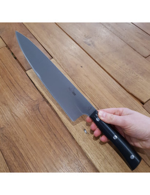Coltello cucina trinciante Maglio Nero Iside POM cm 25