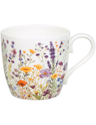 Tazza Konitz fiori selvatici in bone china 450 ml