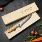 Coltello filetto carne Hezhen Flagship lama damasco 19 cm