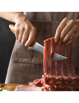 Coltello da cucina professionale con manico in legno di Ulivo
