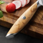 Coltello da bistecca Hezhen Flagship lama damasco 13,5 cm Coltello da bistecca Hezhen Flagship lama damasco 13,5 cm