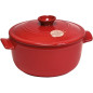 Cocotte tonda Emile Henry ceramica rossa 26 cm Cocotte tonda Emile Henry ceramica rossa 26 cm
