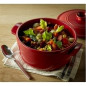 Cocotte tonda Emile Henry ceramica rossa 26 cm Cocotte tonda Emile Henry ceramica rossa 26 cm