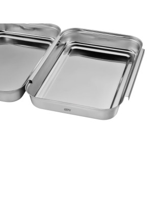 Set 3 ciotole Gefu Pando in acciaio inox per panatura